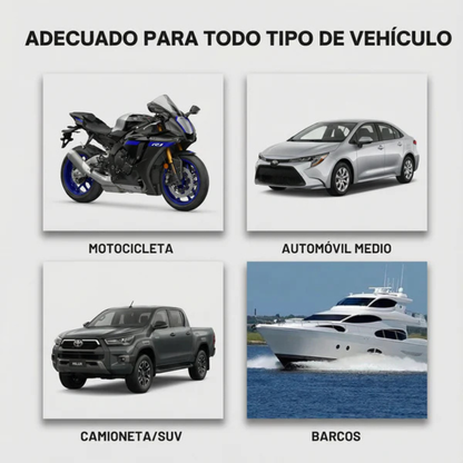 DetailCar® Recubrimiento Cerámico 3 en 1 Hidrofóbico