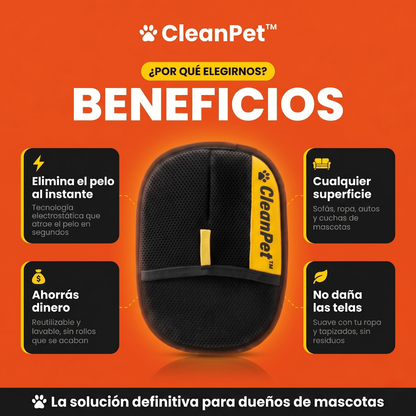 GUANTE QUITA PELOS VIRAL DE MASCOTAS 2 en 1