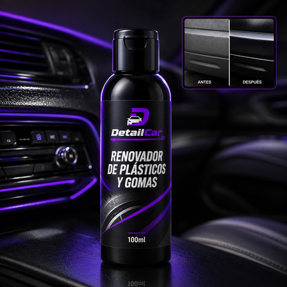 DetailCar - REVIVIDOR DE PLÁSTICOS, INTERIOR Y GOMAS