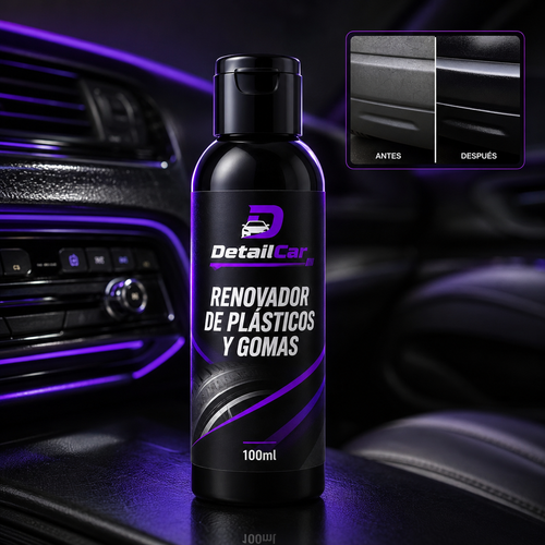 DetailCar - REVIVIDOR DE PLÁSTICOS, INTERIOR Y GOMAS