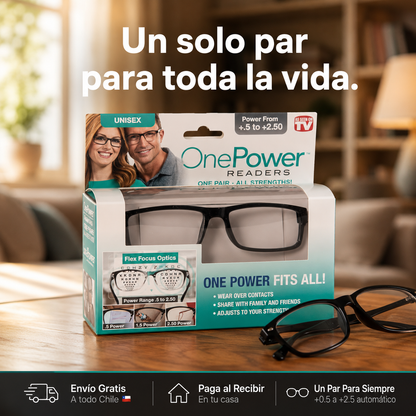 Lentes One Power — La graduación exacta que tus ojos necesitan