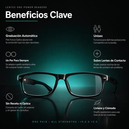 Lentes One Power — La graduación exacta que tus ojos necesitan