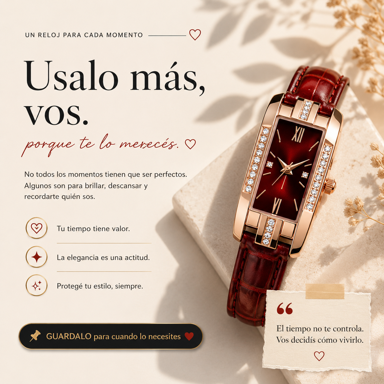 Eternelle® Prestige Rouge - Elegancia que marca tu estilo