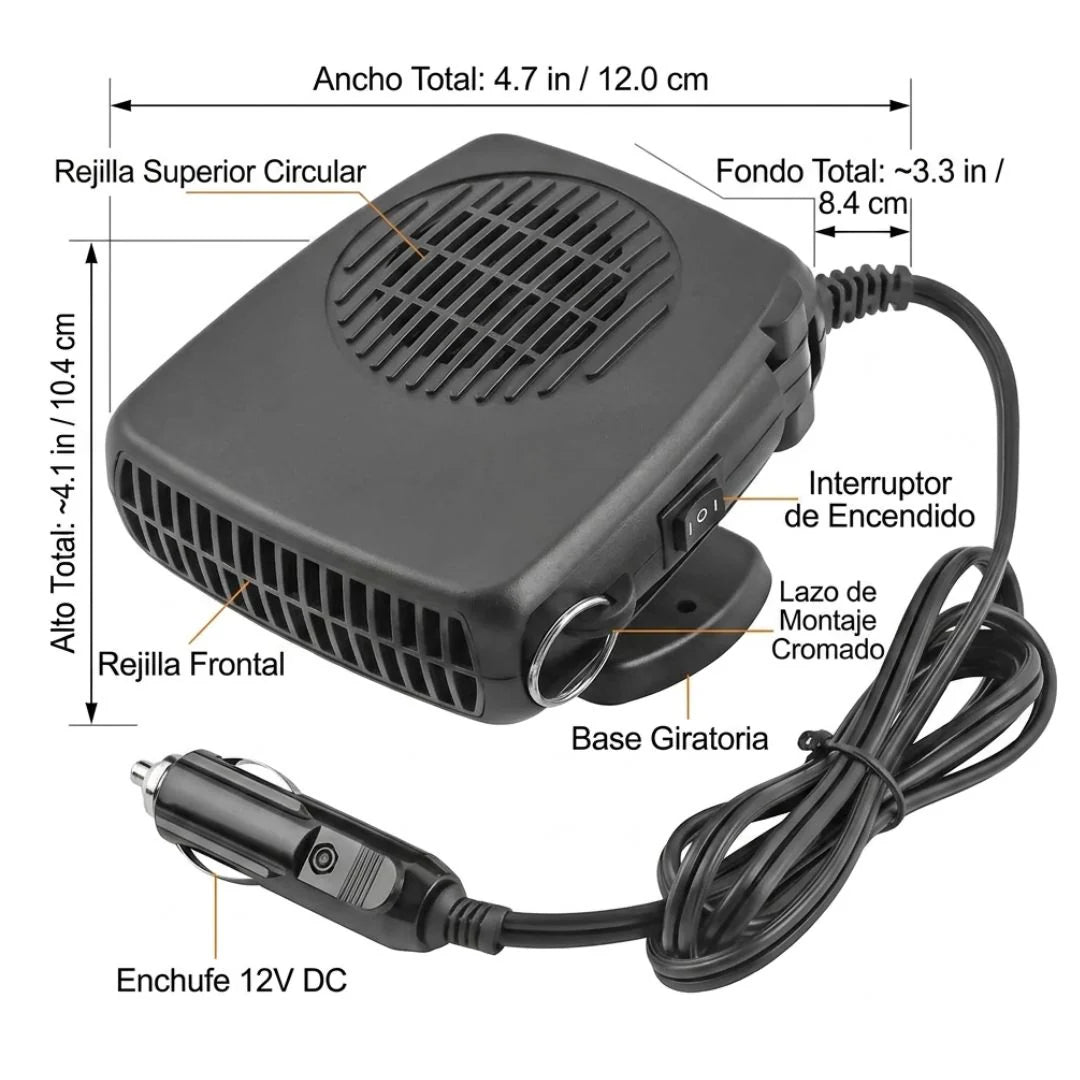 Calentador De Coche Portátil, Menos frío más confort