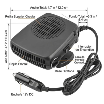 Calentador De Coche Portátil, Menos frío más confort